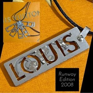Louis Vuitton "Deconstructed" RARE Necklace, Runway Edition 2008 Only one!!